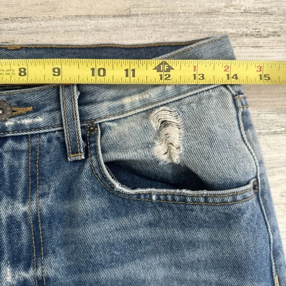 Carmar Distressed Boyfriend Womens Jeans Size 26‎ D462287 Los Angeles High Rise
